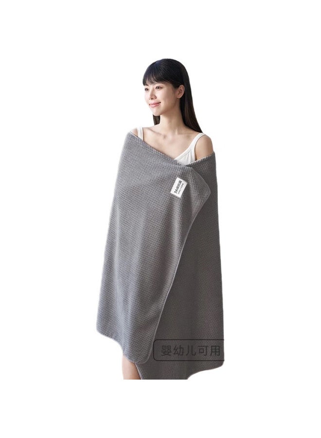 Sanli 7A Grade Bath Towel, Antibacterial, Anti-Mite, Absorbent, Quick-Drying, Soft, Low-Shedding, For Adults, Home Use, Gray - Image 2