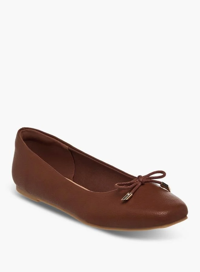 Celeste Women Bow Accent Ballerina Shoes