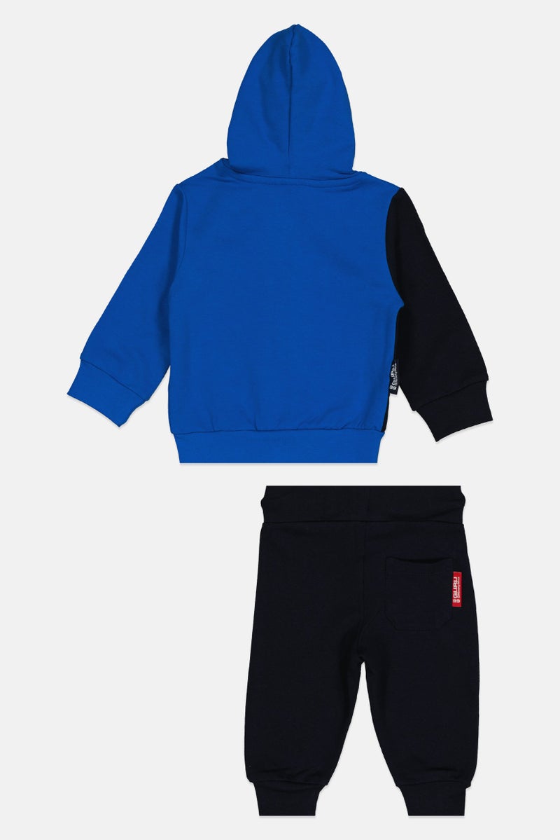 guru G99 By Guru Toddlers Boy 2 Pieces Brand Logo Top With Bottom Set, Multicolor - Image 2