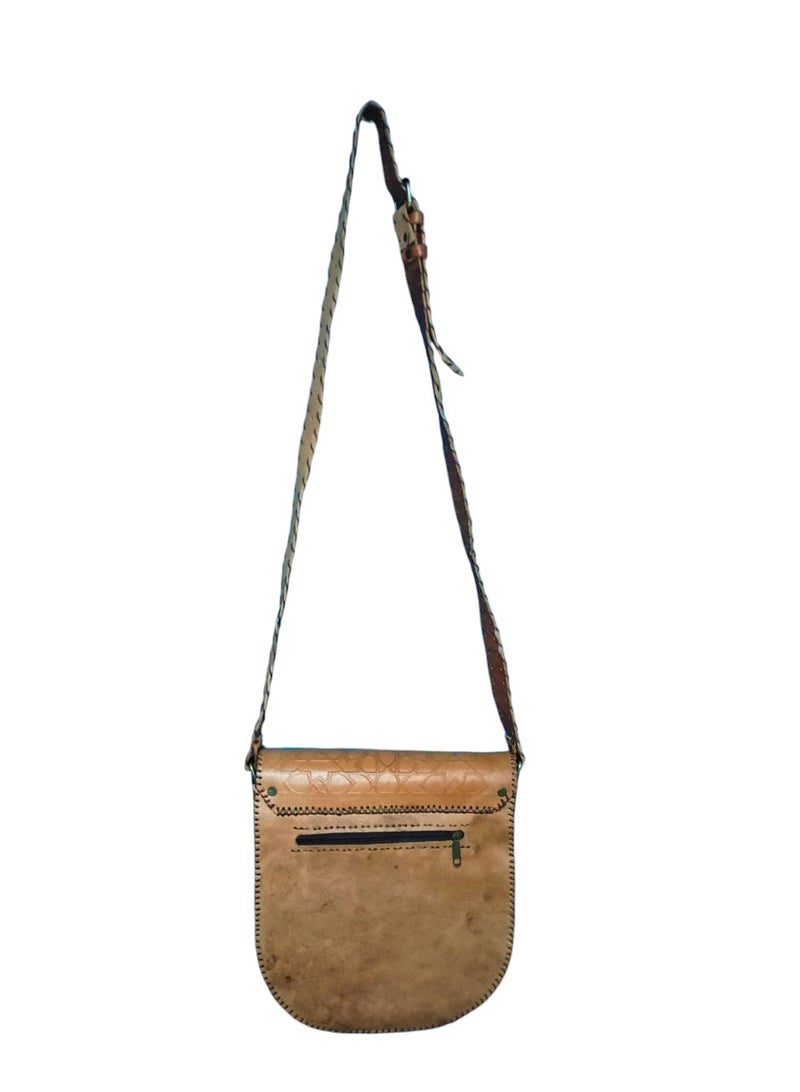 Sheer Fashionable Leather Crossbody Bag  - Image 3