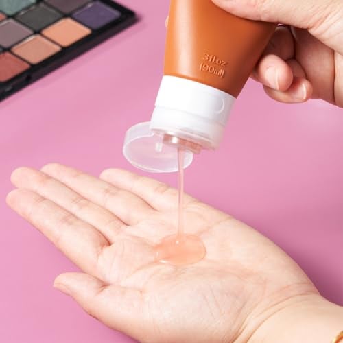 INSFIT Travel Bottles for Toiletries, TSA Approved 3oz Travel Size Toiletries, BPA Free Refillable Travel Toiletry Bottles Airplane Essentials for Shampoo Body Wash - Image 4