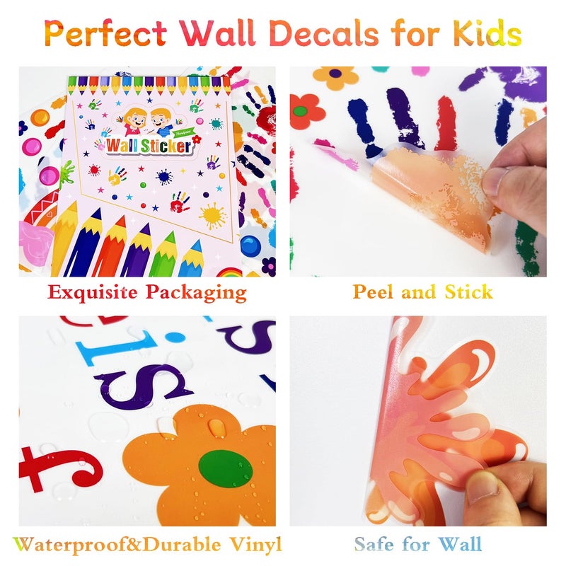 AOWDIAO AOWDIAO Inspirational Wall Decals for Kids Classroom Decor | The Future of The World is in This Room Quotes Wall Stickers | Peel and Stick Wall Decals for Bedroom Nursery Playroom Daycare School Decor  - Image 3