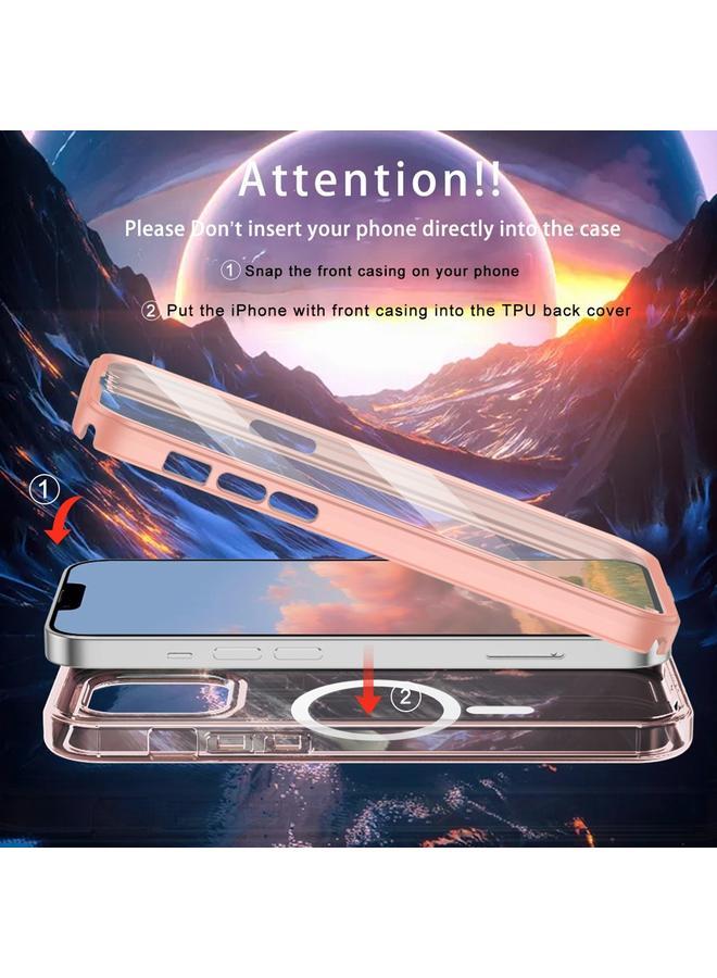 S-TOP Case For iPhone 13 Pro Max Colorful MagSafe Magnetic PC Hybrid TPU Phone Case - Image 3