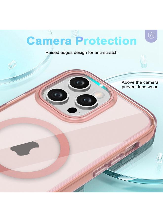 S-TOP Case For iPhone 13 Pro Max Colorful MagSafe Magnetic PC Hybrid TPU Phone Case - Image 4