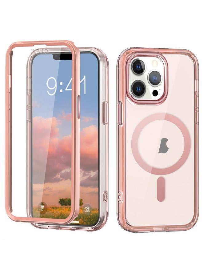 S-TOP Case For iPhone 13 Pro Max Colorful MagSafe Magnetic PC Hybrid TPU Phone Case - Image 1