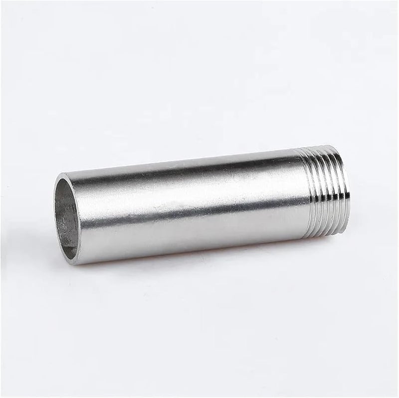 Stainless Steel SS304 Single Head Male Threaded Pipe Fitting Adapter 100mm Length - Image 3