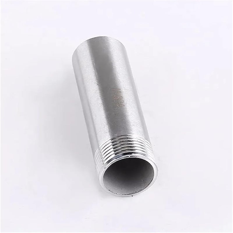 Stainless Steel SS304 Single Head Male Threaded Pipe Fitting Adapter 100mm Length - Image 4