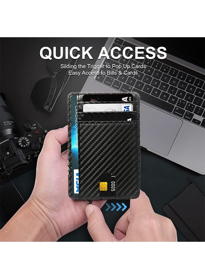 Ocean Premium Leather Wallet for Men – RFID Blocking, Minimalist Design, Card & Money Holder, Durable, Multi-Card Capacity - Image 3