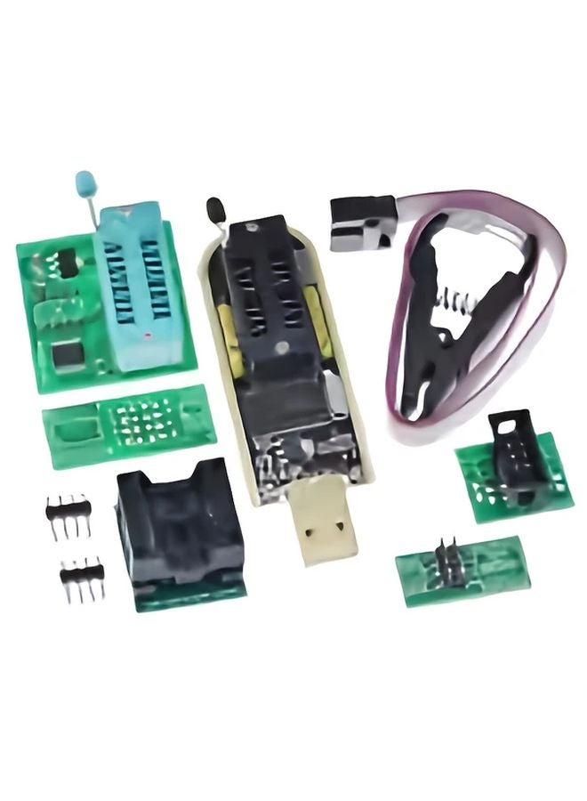 Full Set Of 24 25 Series USB Programming Modules With SOIC8 SOP8 Test Clip 1 Set - Image 1