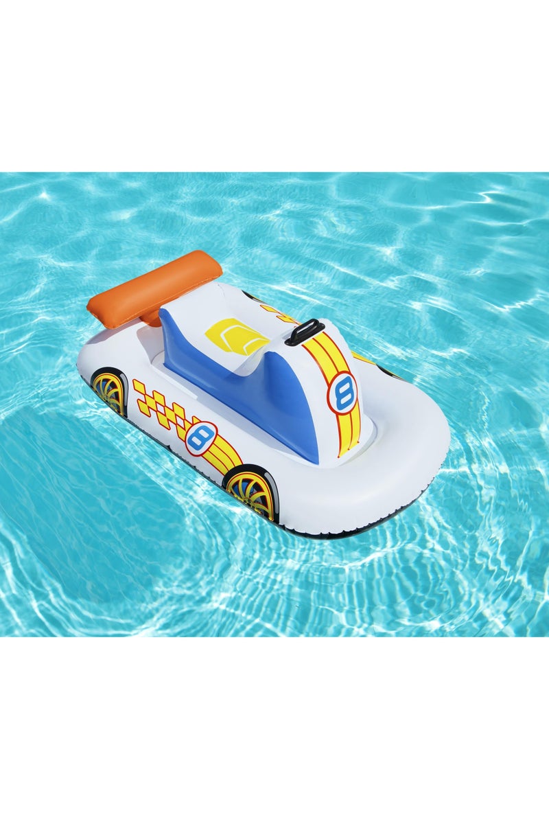 Bestway Sports Car Ride-On 110x75cm  | Inflatable Baby Float | Baby Pool Float | Summer Water Toy | Pool & Beach Toy - Image 4