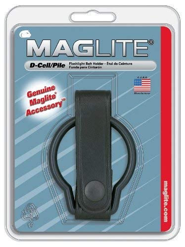 Maglite Black Plain Leather Belt Holder for D-Cell Flashlight - Image 3