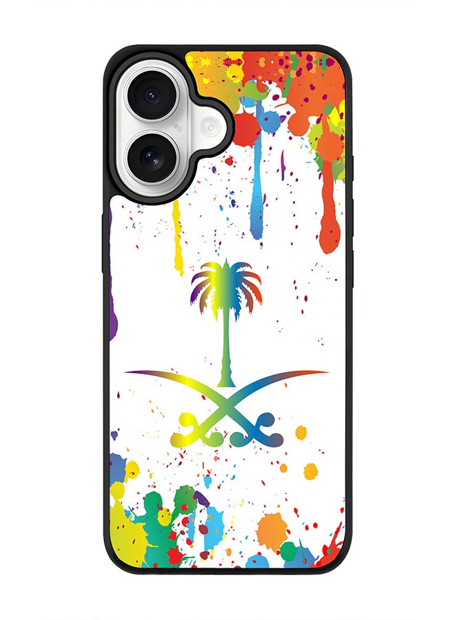 Stylizedd iPhone 17 Case, [Compatible with MagSafe] Slim Magnetic cover Phone Case iPhone 17 -Colorful Saudi - Image 1