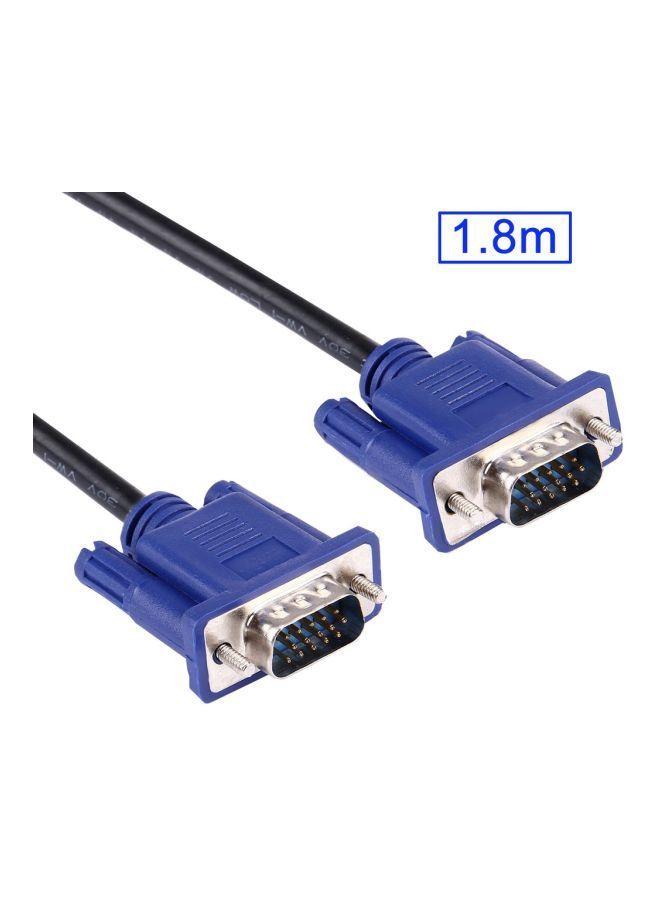نيبمينينت كابل نقل صورة فيجا VGA ذكر إلى بمنفذ 15 سن 1.8متر الأسود / الأزرق - Image 3