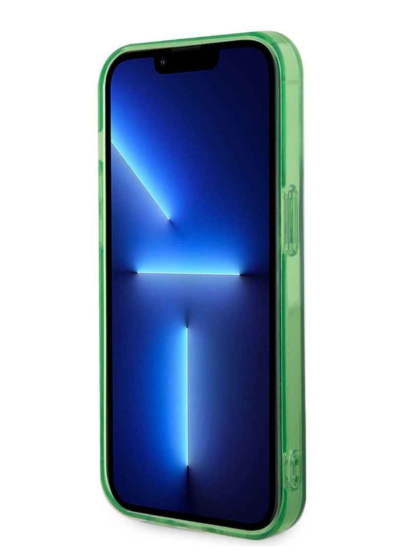 اي ام جي جراب مج‌سیف الشفاف لجهاز آیفون 15 برو- اللون الأخضر - Image 3