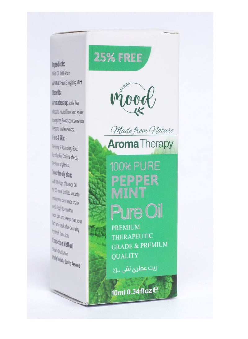 HERBAL mood - 100% Pure Pepper Mint Essential Oil - Image 1