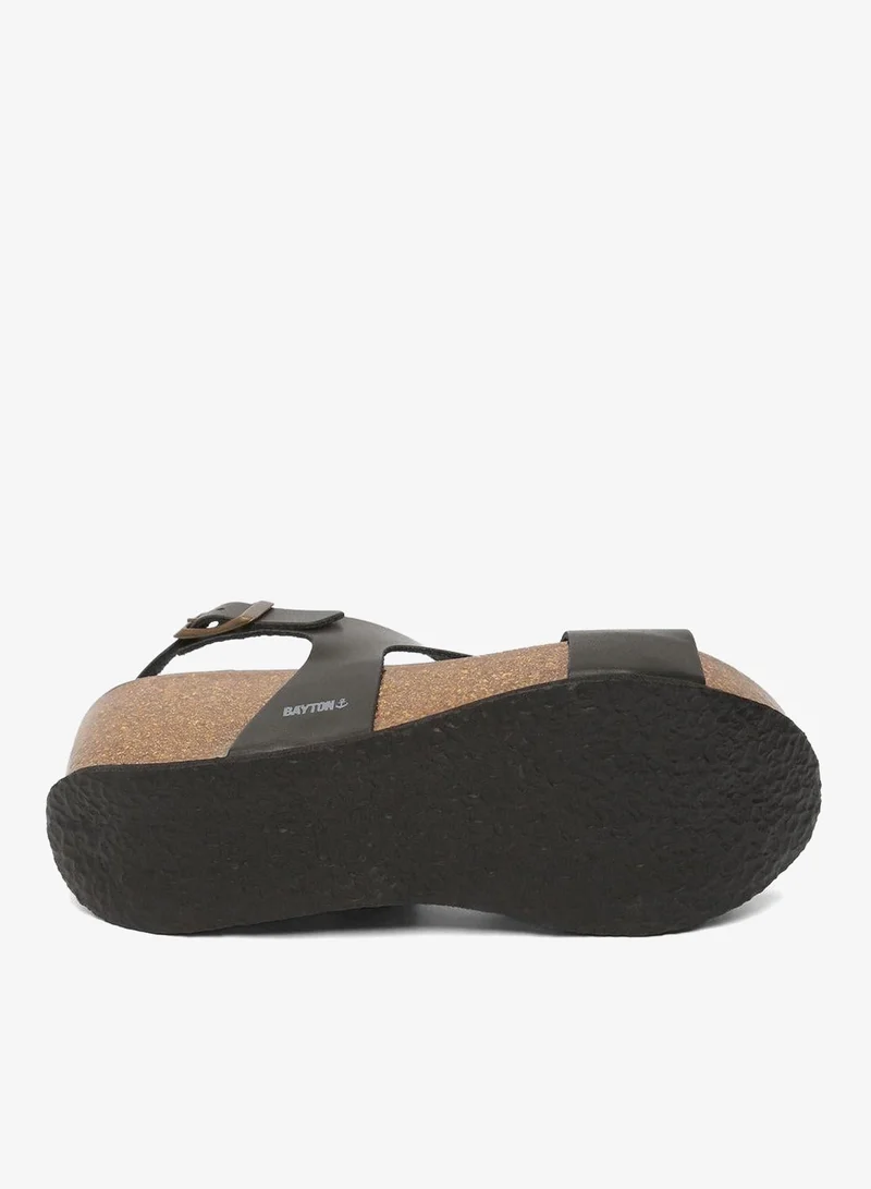 Bayton  Rea Strappy Mid Heel Wedges for Women | Best Price UAE