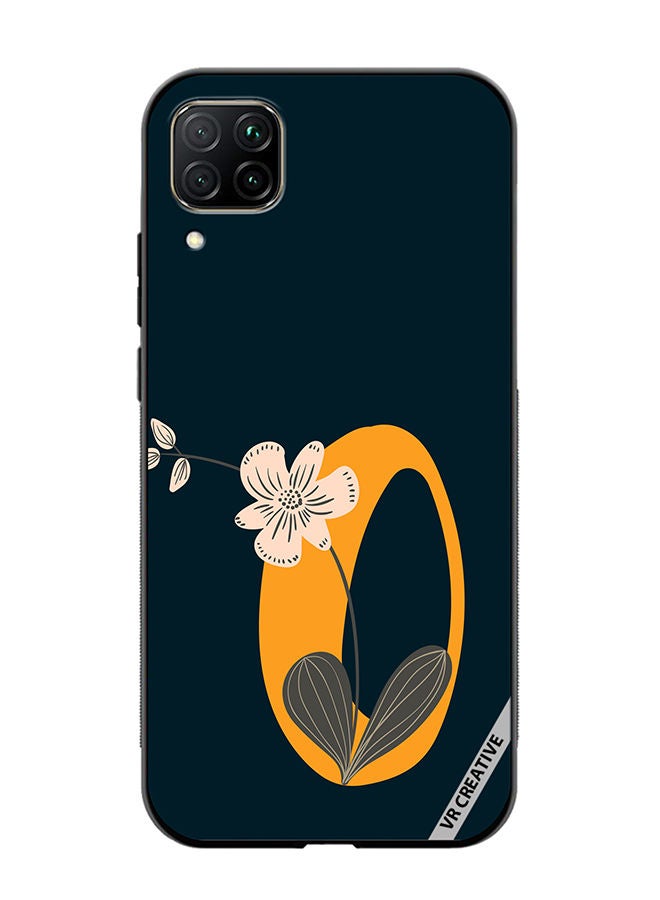 VR CREATIVE Protective Case Cover For Huawei Nova 7i/P40 Lite Alphabet O Design Multicolour - Image 1