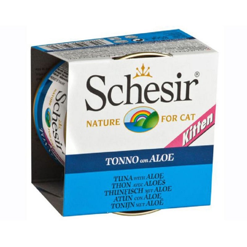 Schesir Tuna with Aloe in Jelly Canned Kitten Food - 85 g