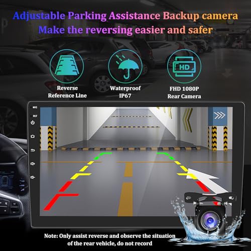 Ftoghe 9 inch Car Stereo Radio for Chevrolet Chevy Malibu 2011 2012 2013 2014 2015, Andorid 13 Touchscreen Car Radio Stereo with Carplay Android Auto, Support GPS Navi Bluetooth SWC FM DSP Backup Camera Mic - Image 4