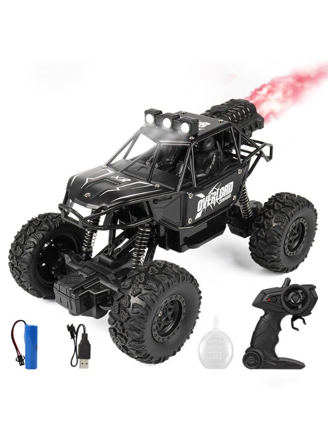 RC Truck, 1:18 Remote Control Car with Spray & Light, 4WD All Terrain Off-Road Monster Truck Toys, 2.4 GHz RC Cars for Kids Age 6 7 8 9 10 11 12, Gift for Boys Girls - Image 3