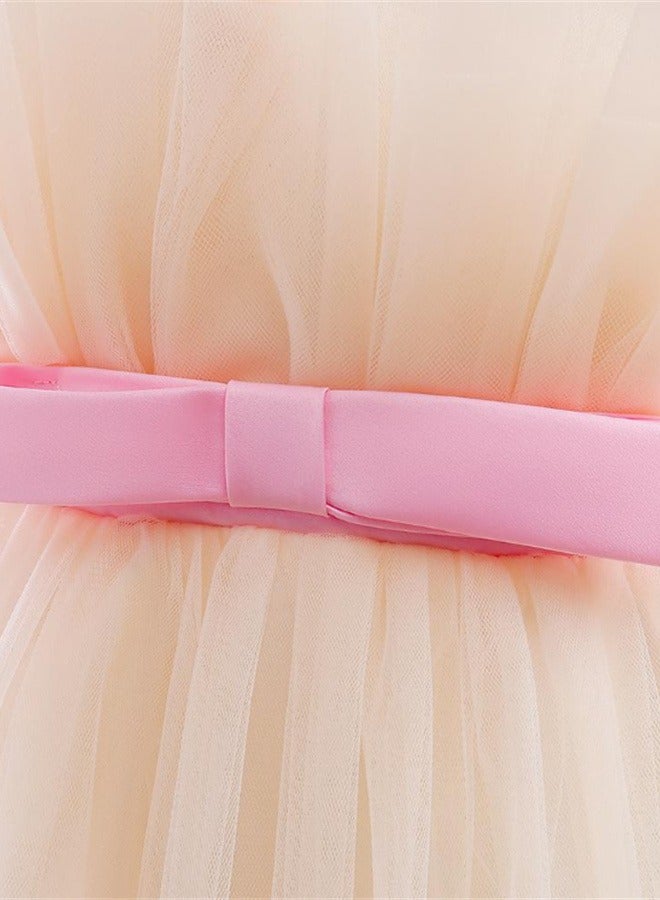 فتاة فستان المسابقة فستان الأميرة طفل صغير زهرة حفل الزفاف فستان عيد ميلاد - Image 5