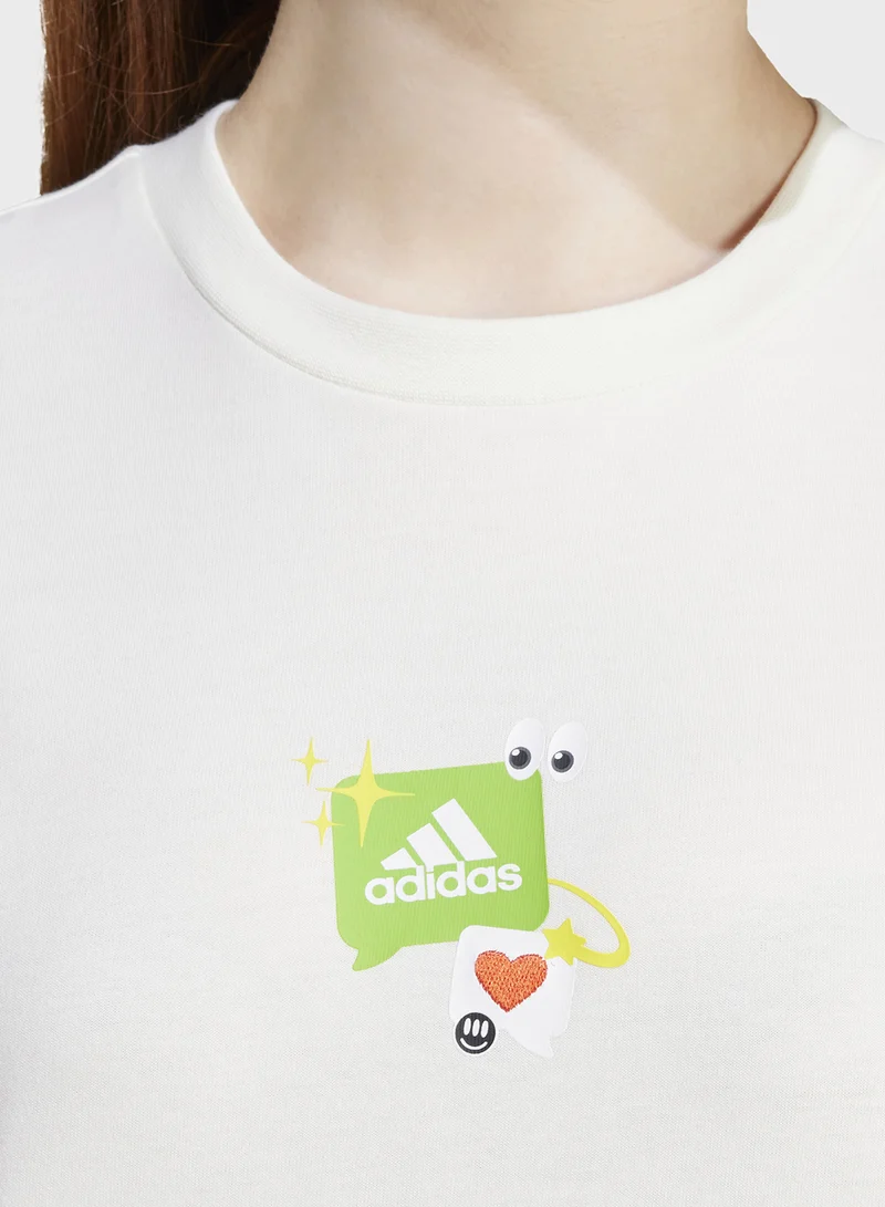 Adidas Remoji Graphic T-Shirt