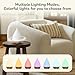 SOULORIGIN Ultrasonic Essential Oil Diffuser Home Fragrance Aroma Diffuser with Auto ShutOff 8Color Night Light UltraQuiet Operation BPAFree Portable Aromatherapy Humidifier for Home Dark - Image 4