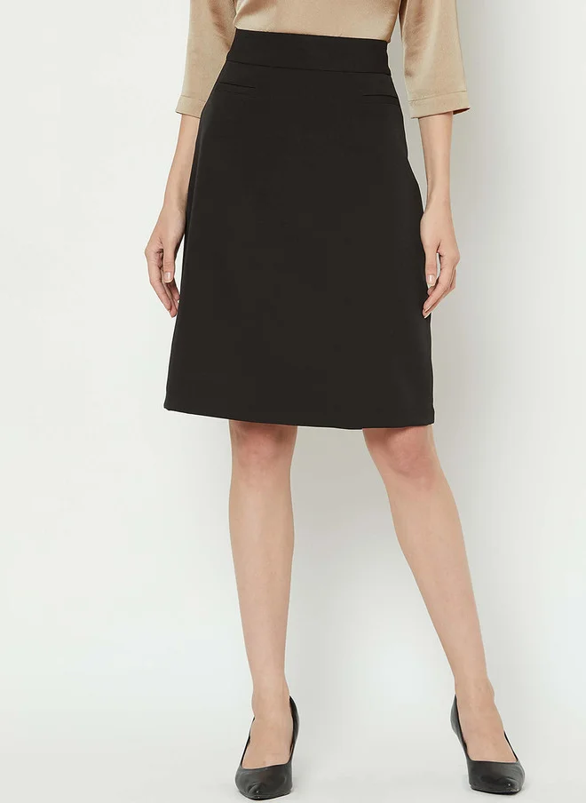 Salt Attire SALT ATTIRE Above Knee A-line Formal Skirt