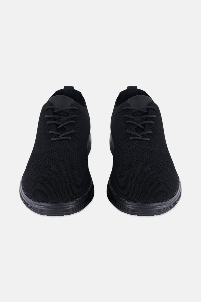 RBX Men Lace Up Casual Shoes, Black - Image 4