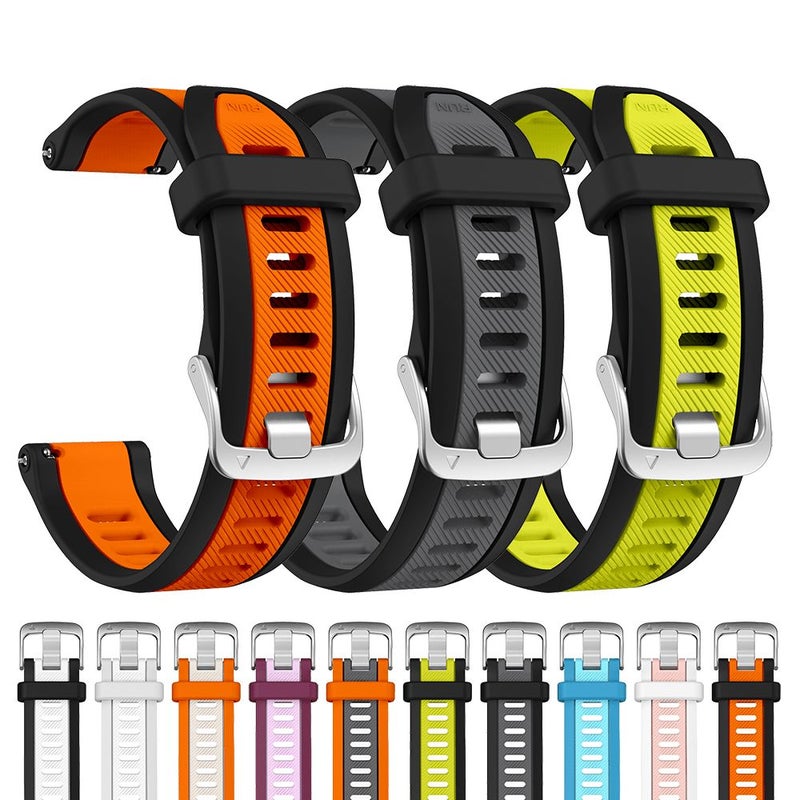 20mm Quick Release Band Mixed Color 3 For Forerunner Vivoactive 245 645 Music - Image 3