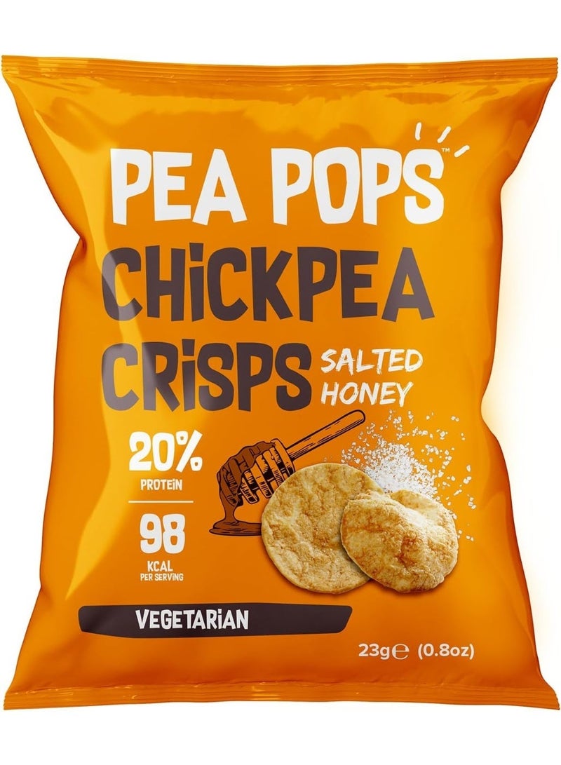 Pea Pops Healthy Protein Chips 23 g- Delicious Chikpea Crisps Less Fat, Low Calorie, Gluten Free, Vegan Protein Snacks, Popped (Not Fried) (Pack of 5 23g, Variety Pack) - Image 5