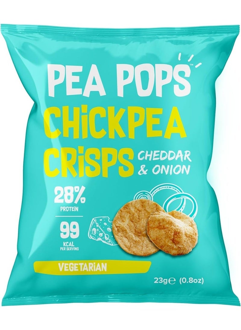 Pea Pops Healthy Protein Chips 23 g- Delicious Chikpea Crisps Less Fat, Low Calorie, Gluten Free, Vegan Protein Snacks, Popped (Not Fried) (Pack of 5 23g, Variety Pack) - Image 3