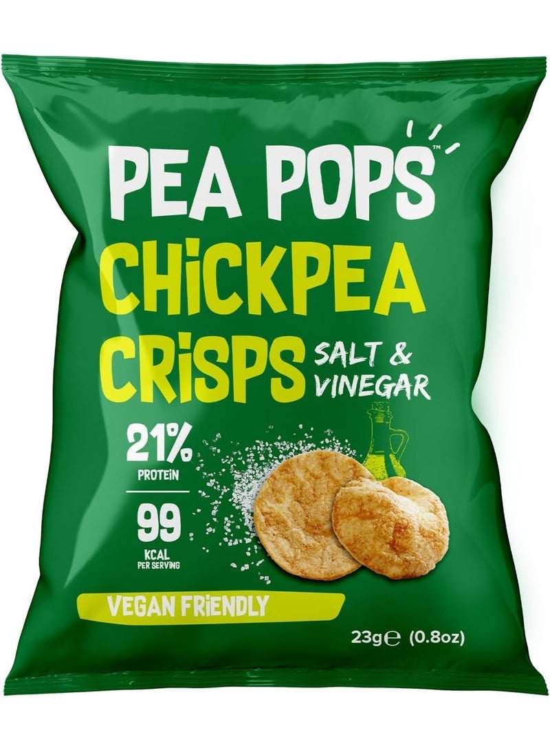 Pea Pops Healthy Protein Chips 23 g- Delicious Chikpea Crisps Less Fat, Low Calorie, Gluten Free, Vegan Protein Snacks, Popped (Not Fried) (Pack of 5 23g, Variety Pack) - Image 4