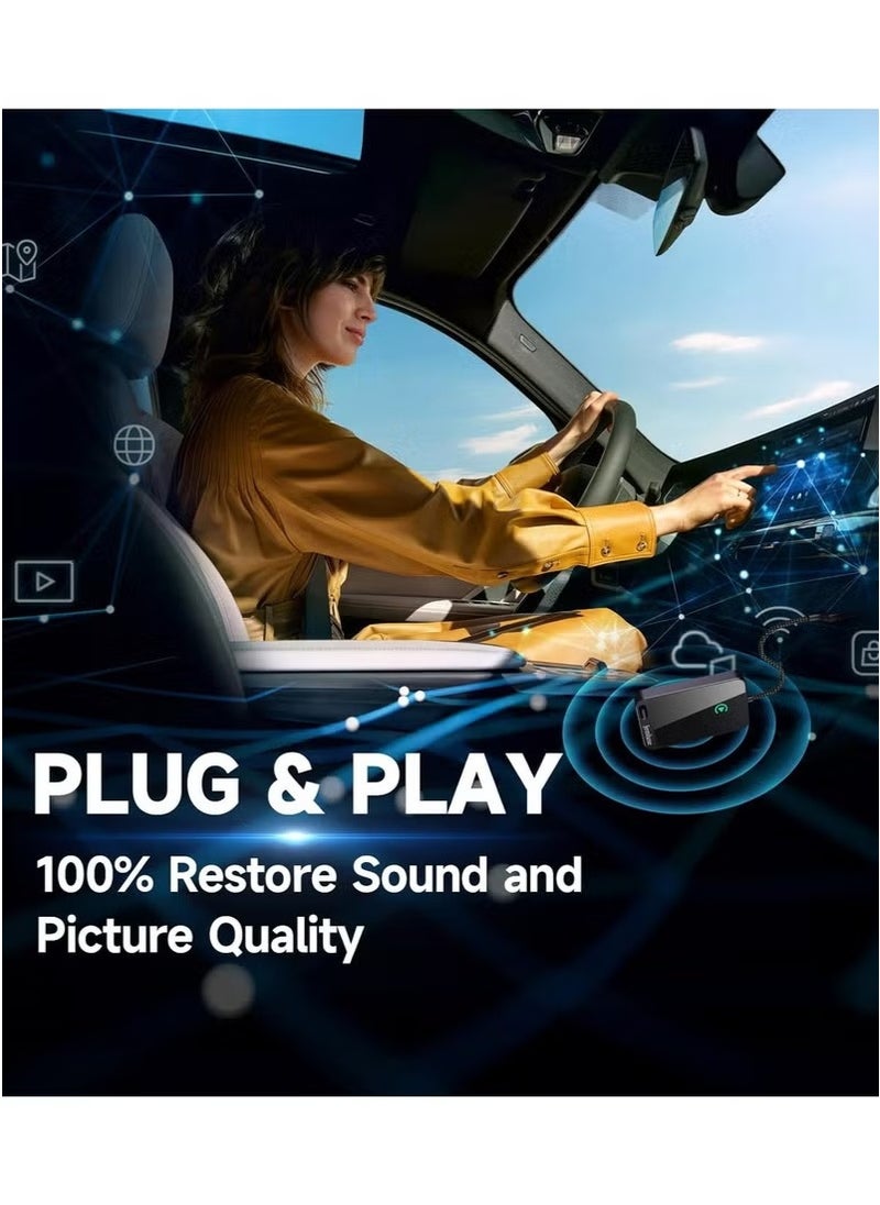 Digisand Wireless CarPlay Adapter for Apple iPhone - Multi-User Seamless Connection for Convert Wired to Wireless Car Play Adapter - No Latency from iOS 10+ to Screen w/USB C  - Image 5