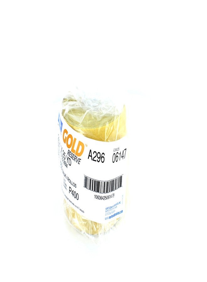 Norton 6147 Sandpaper Dura Block Gold Sticky Back Roll 2.75" X 25YD 400 Grit PSA - Image 4