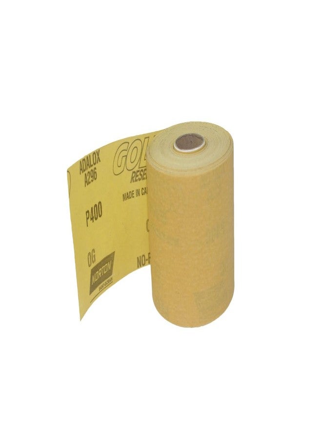 Norton 6147 Sandpaper Dura Block Gold Sticky Back Roll 2.75" X 25YD 400 Grit PSA - Image 3