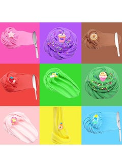 Bebiland 10 Pack Butter Slime Kit for Kids, Scented Soft and Non-Sticky Clay Set for Birthday Party  - Image 3