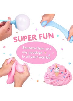 Bebiland 10 Pack Butter Slime Kit for Kids, Scented Soft and Non-Sticky Clay Set for Birthday Party  - Image 2