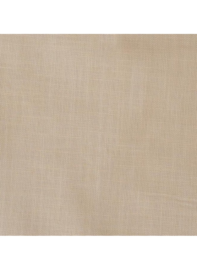 JewelOnPalette 100% Pure Linen Fabric, 58" Wide Linen Material for Cut by The Yard for Dress, Blouse, Shirt, Craft and Embroidery - Beige  - Image 2