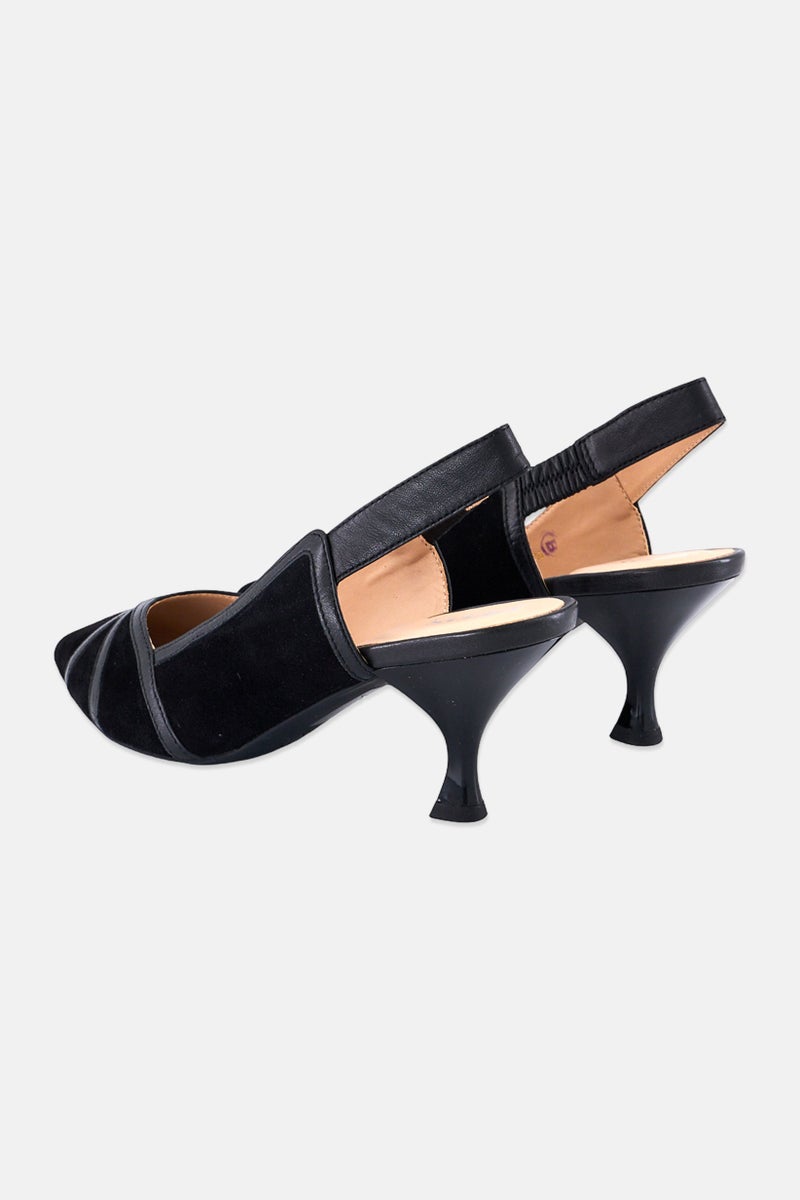 GEOX Women D Elisangel M C Slingback Pumps, Black  - Image 2