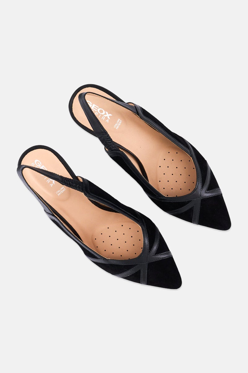 GEOX Women D Elisangel M C Slingback Pumps, Black  - Image 4