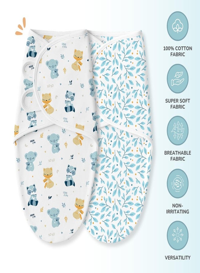 TIDY SLEEP Newborn Baby Swaddle & Hug Me Wrap | 100% Cotton Adjustable Sleep Sack | Soft, Breathable & Lightweight | Velcro Closure for 0-6 Months | Mom&Me - Image 3
