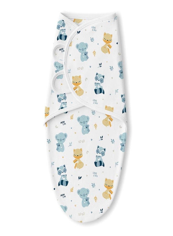TIDY SLEEP Newborn Baby Swaddle & Hug Me Wrap | 100% Cotton Adjustable Sleep Sack | Soft, Breathable & Lightweight | Velcro Closure for 0-6 Months | Mom&Me - Image 1