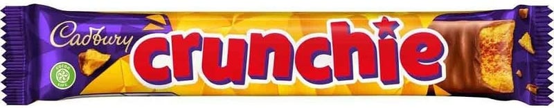Cadbury Crunchie Chocolate Bars - 8 Individually Wrapped 40g Bars - Image 1