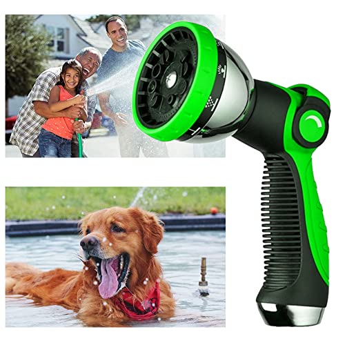 REDESS Garden Hose Nozzle Spray Nozzle,10 Hose Metal Duty Watering Patterns Thumb Control On Off Valve, High Pressure Nozzle Sprayer for Watering Plants, Car Wash,Cleaning,Showering Pets - Image 5