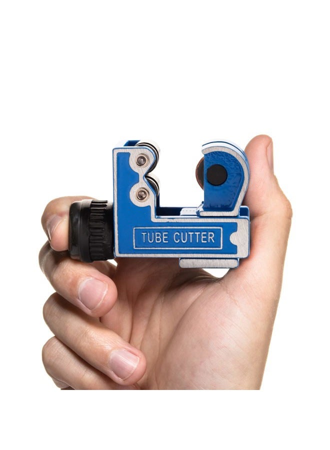 LSR LORESO Loreso Mini Copper Pipe Tubing Cutter - Mini Tube Cutter for 1/8, 1/4, 1/2 to 1 1/8 Copper Brass Aluminum & Thin Stainless Steel Pipes (3-28mm) OD - Image 4