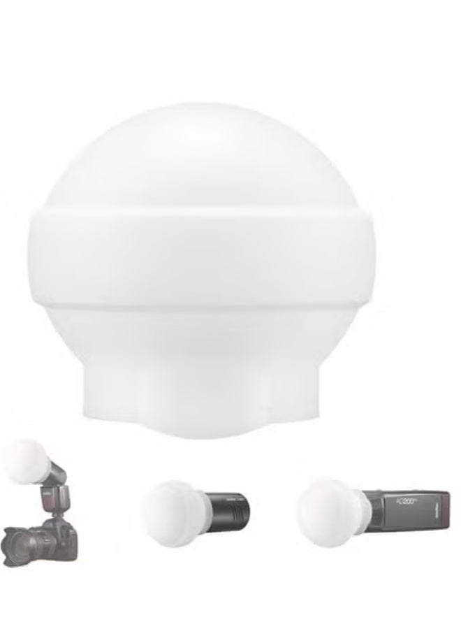 جودوكس قبة نشر Godox AK-R22، ناشر فلاش قابل للطي مناسب لفلاش الرأس المستدير من سلسلة Godox V1 V1 Pro، Godox AD100Pro Godox AD200Pro (مع H200R) فلاش الجيب - Image 1