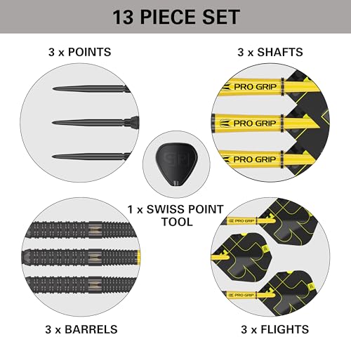Target Darts Bolide Void 02 22G 90% Tungsten Swiss Point Steel Tip Darts Set - Image 5