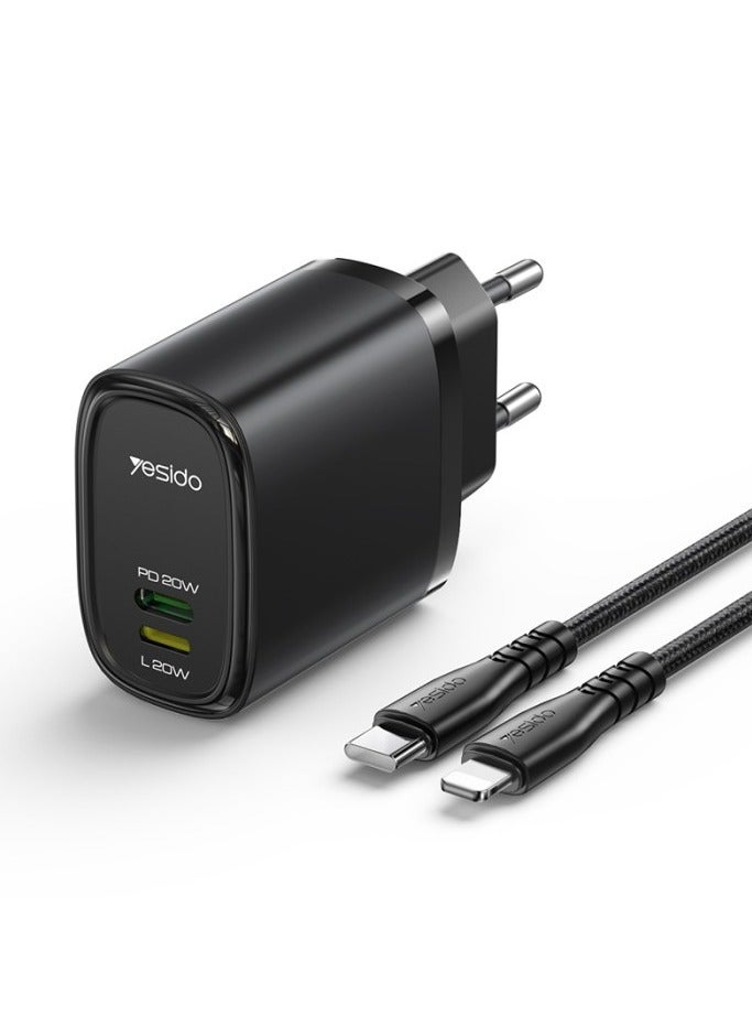 Yesido YSIDO 20W Type C Lightning Fast Charger YC44  - Image 1