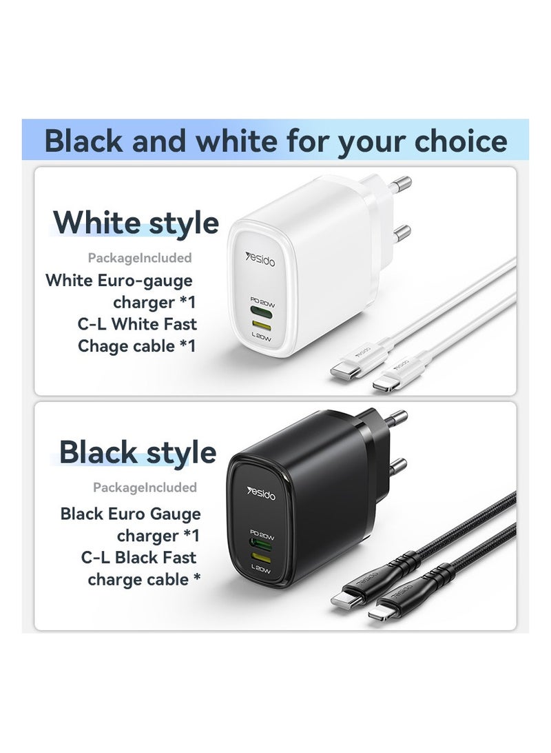 Yesido YSIDO 20W Type C Lightning Fast Charger YC44  - Image 2